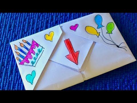 как сделать подарок маме из бумаги а4